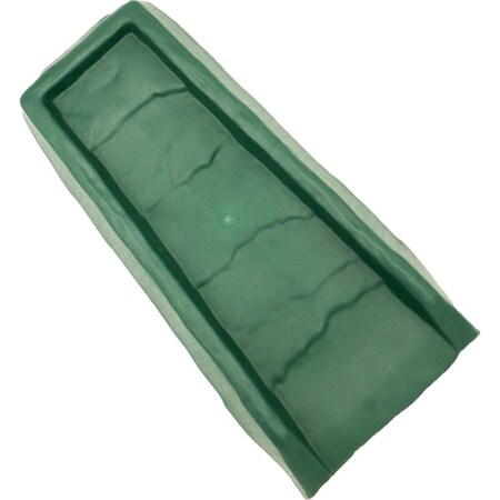 Yard King 11 1/2"W x 24 1/2"D x 2"H  Splashblock, Green, 2PK YK30724